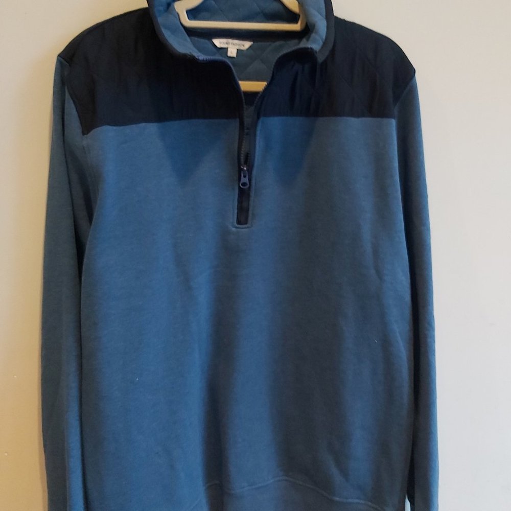Blue 2 tone sweater